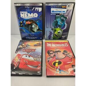 7 Disc DIsney Pixar Collectors Edition DVD Bundle | Cars | Finding Nemo & More